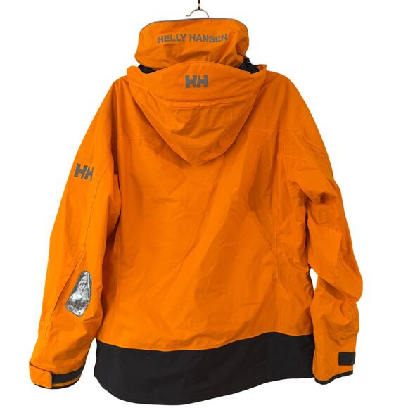 Helly Hansen Seabourn PolarShield Women’s XL Helly Tech Jacket Orange Waterproof - Picture 3 of 16